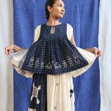 Pin-Tucked Panelled Top