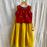 Hand embroidered Girl Set