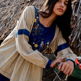 Front Pleated Panel Top