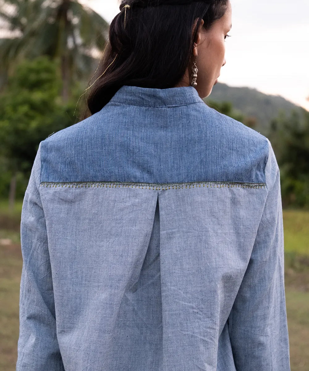 Long Sleeve Flat Collar Shirt