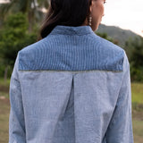 Long Sleeve Flat Collar Shirt