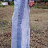 Side Panelled Flared Pants