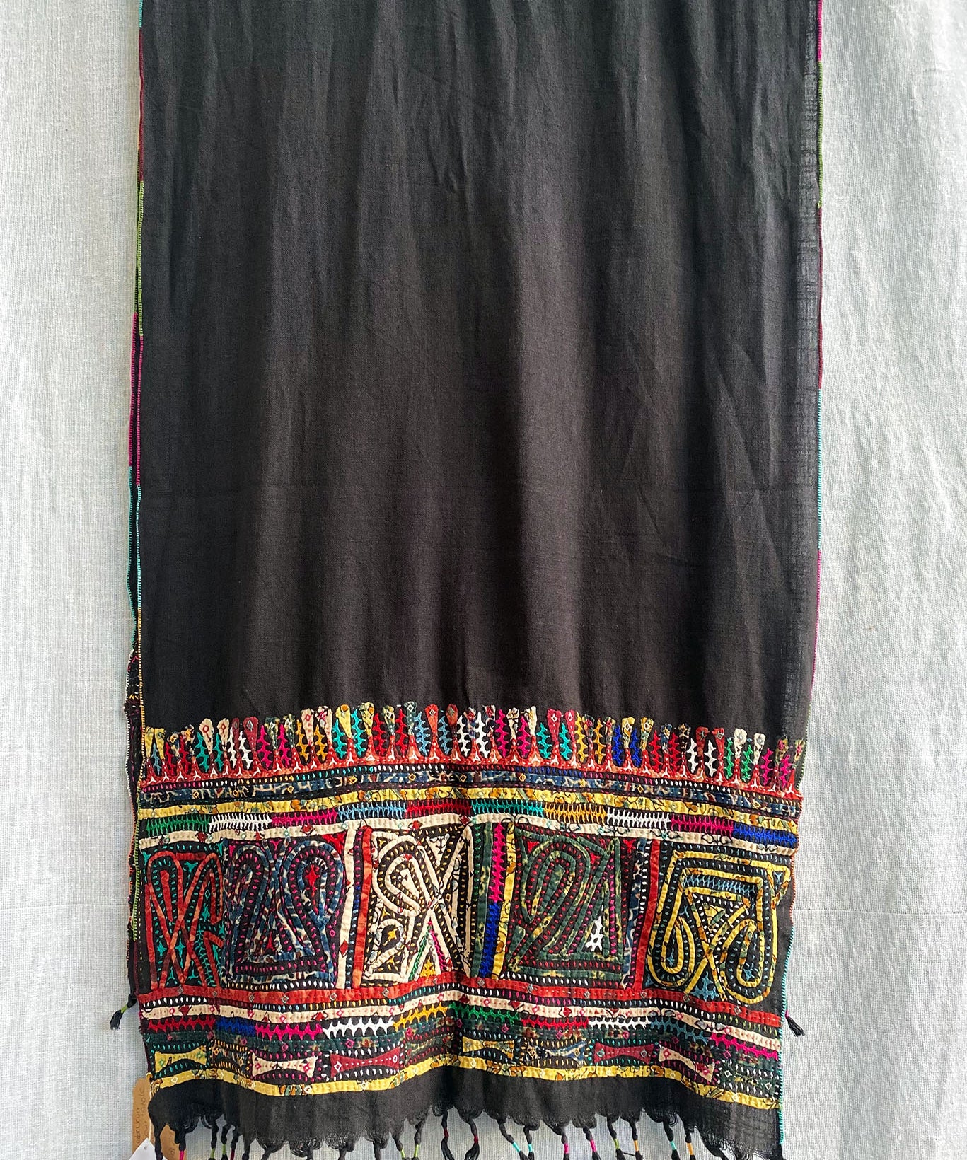 Hand Embroidered Rabari Stole