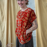 Velvet Short Sleeve Top