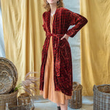 Velvet Long Coat