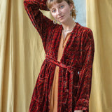 Velvet Long Coat