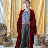 Velvet Long Coat