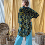 Velvet Oversized Shirt