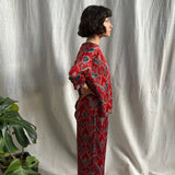 Ajrakh Half Sleeve Top