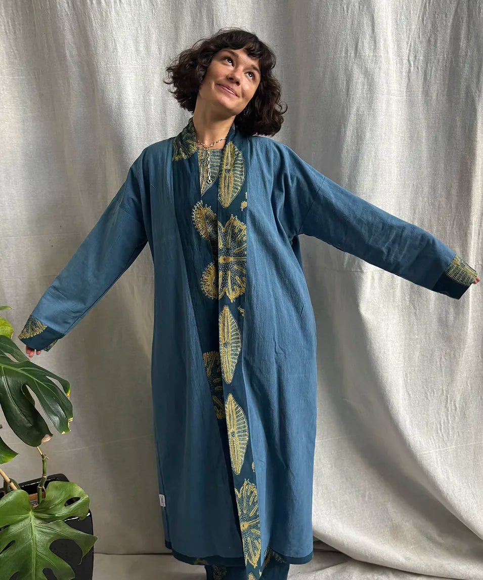 Ajrakh Reversible Robe