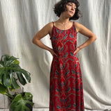 Ajrakh Slip Dress