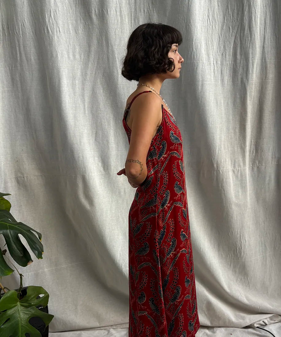 Ajrakh Slip Dress