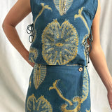 Ajrakh Tank Tie Top
