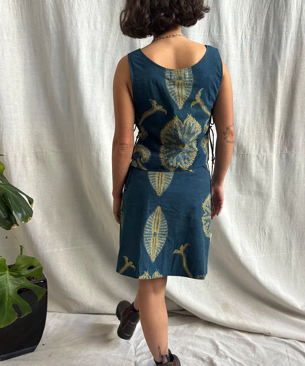 Ajrakh Reversible Skirt