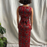 Ajrakh Wrap Dress