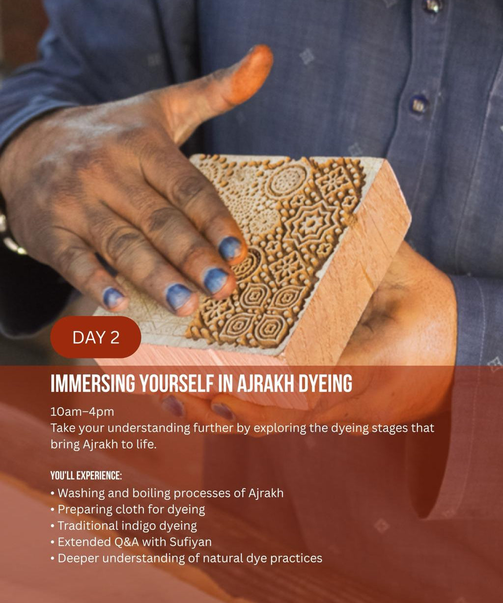 The Complete Ajrakh Experience — 2 Day Masterclass
