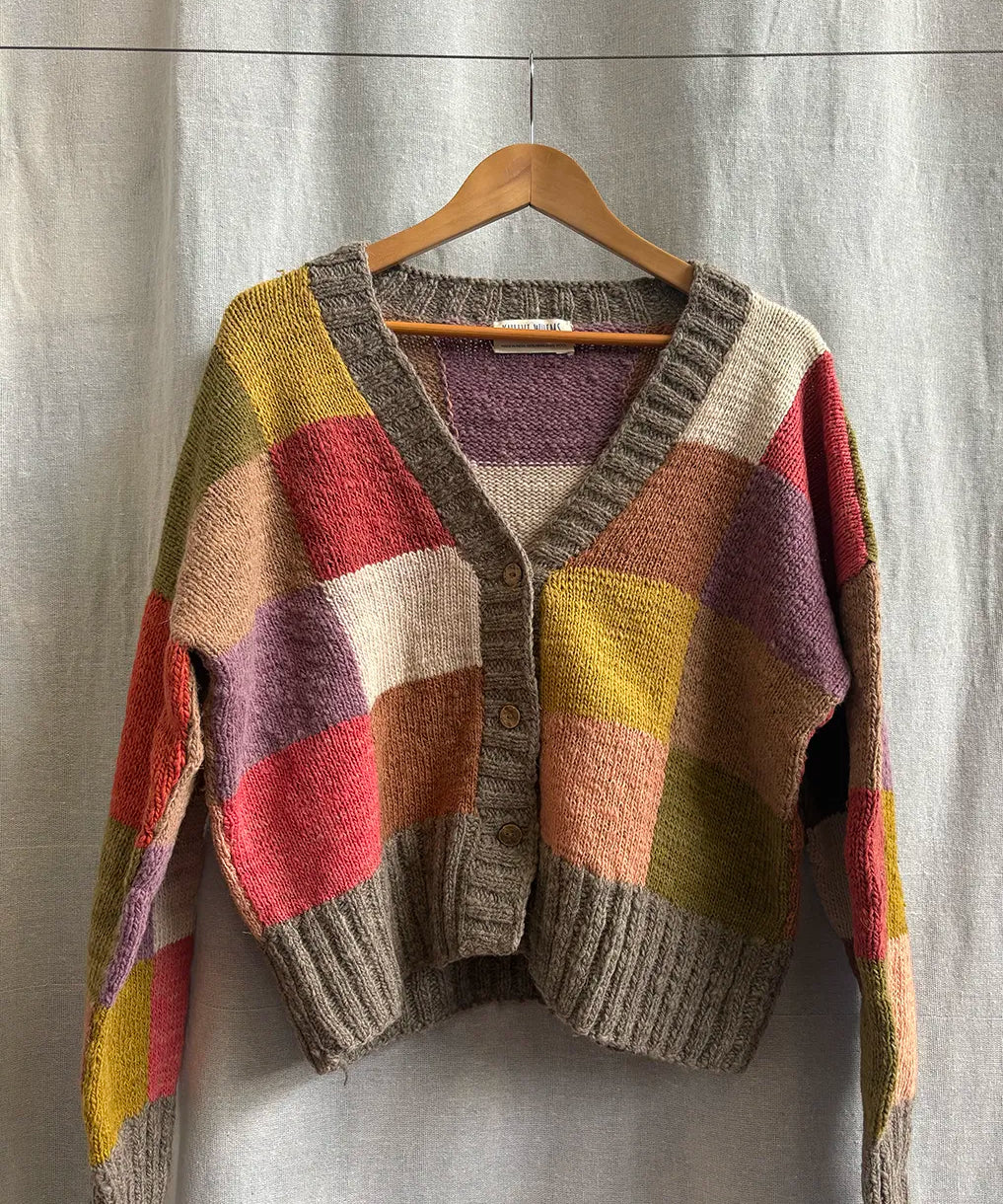 Mosaic Patchwork Cardigan
