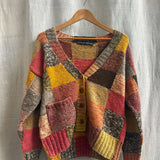 Mosaic Patchwork Cardigan