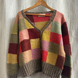 Mosaic Patchwork Cardigan