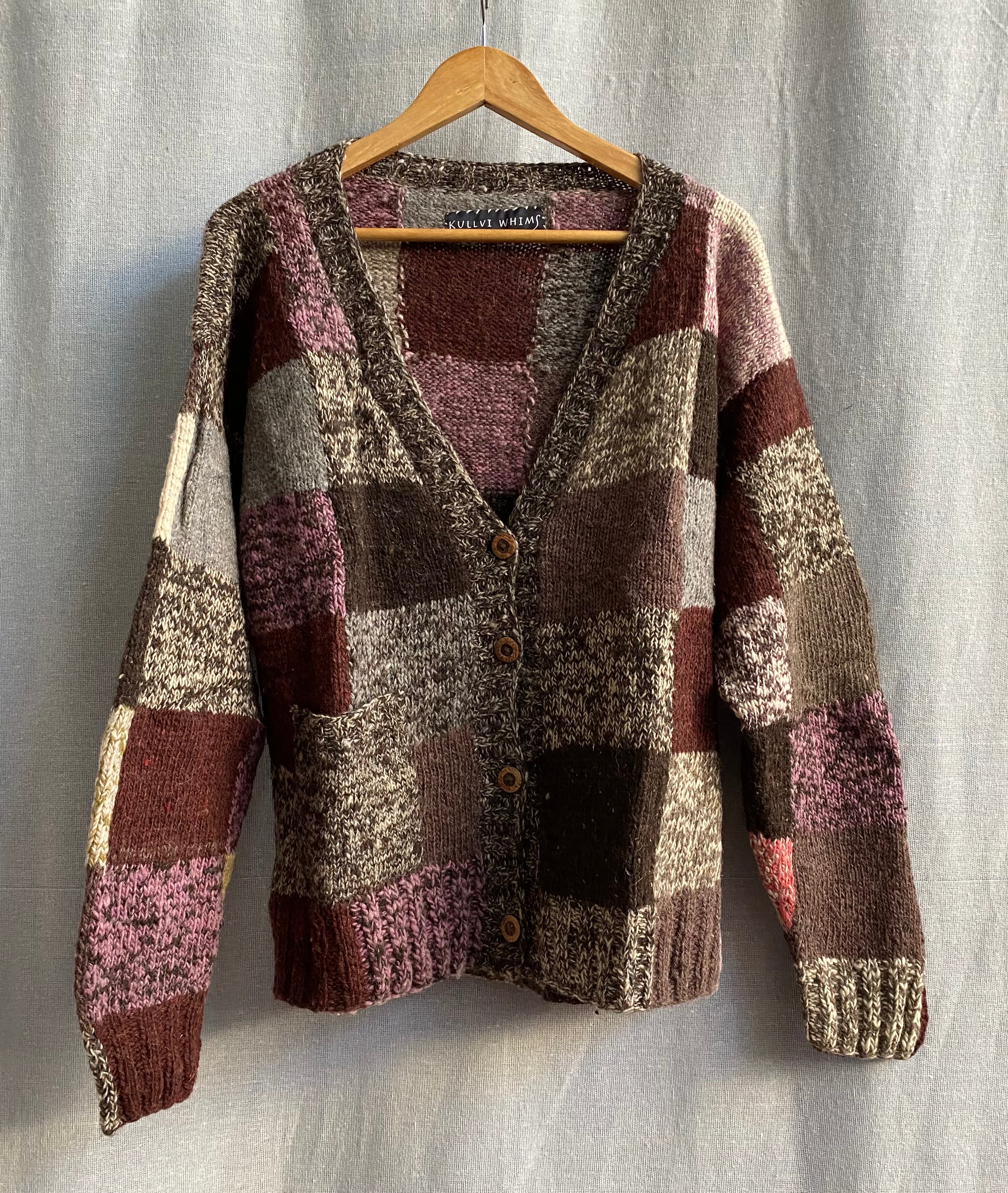Mosaic Patchwork Cardigan