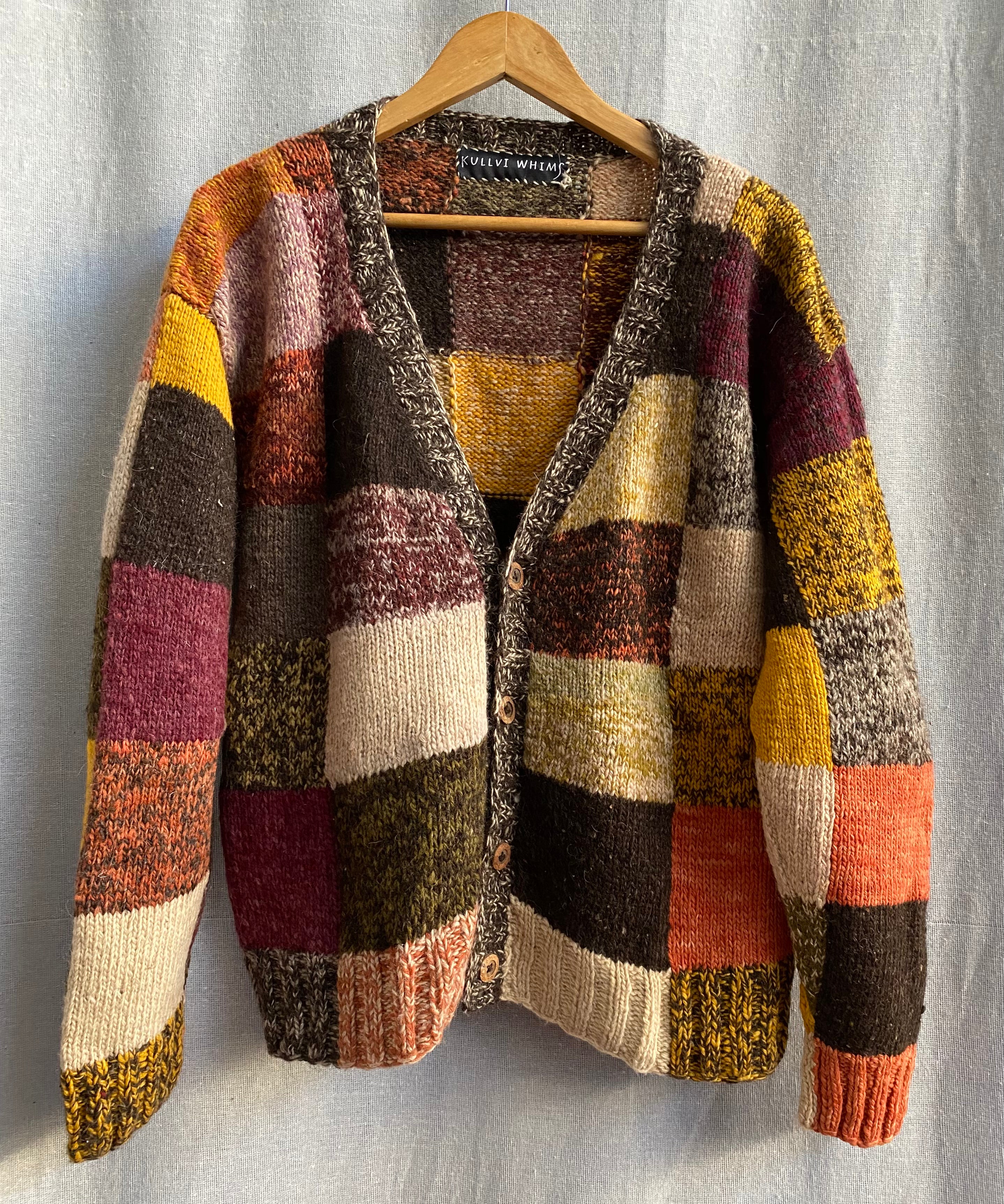 Mosaic Patchwork Cardigan