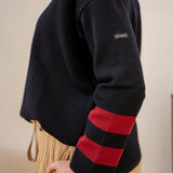3/4 sleeves Mariniere Jumper – Navy/Red