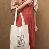 Handloom Tote Bag - Be The Change-Accessories-The ANJELMS Project