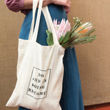 Handloom Tote Bag - Do And In Doing Become-Accessories-The ANJELMS Project