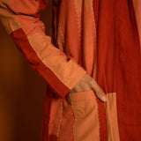 Waste Not Want Not Long Jacket - Coral Mix