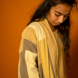 Waste Not Want Not Long Jacket - Sun Mix