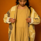 Waste Not Want Not Long Jacket - Sun Mix