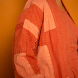 Waste Not Want Not Long Jacket - Madder Mix