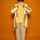 Waste Not Want Not Long Jacket - Sun Mix