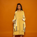 Waste Not Want Not Long Jacket - Sun Mix