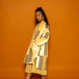 Waste Not Want Not Long Jacket - Sun Mix