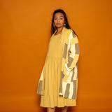 Waste Not Want Not Long Jacket - Sun Mix